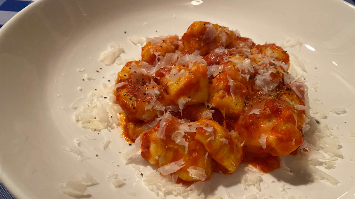 Pumpkin-Ricotta Gnocchi with Brown Butter Sage Sauce