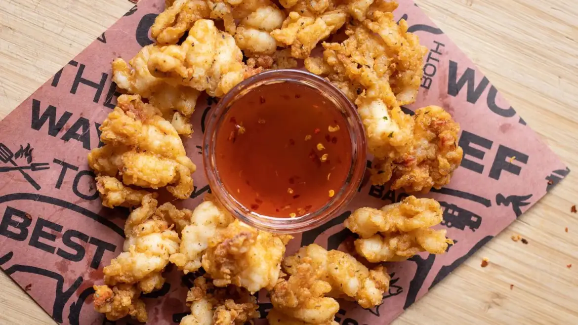 Tempura Popcorn Lobster with Zesty Cherry Horseradish Sauce